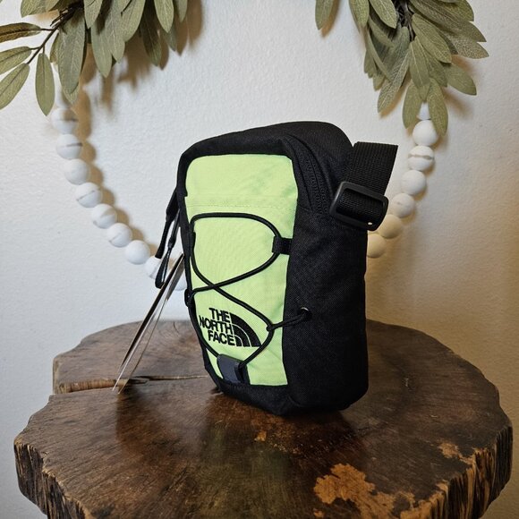 NWT North Face Jester Sling Crossbody Bag Green Black Travel Unisex - Picture 8 of 14